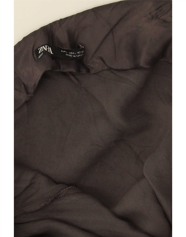 Saia maxi feminina Zara grande W30 cinza