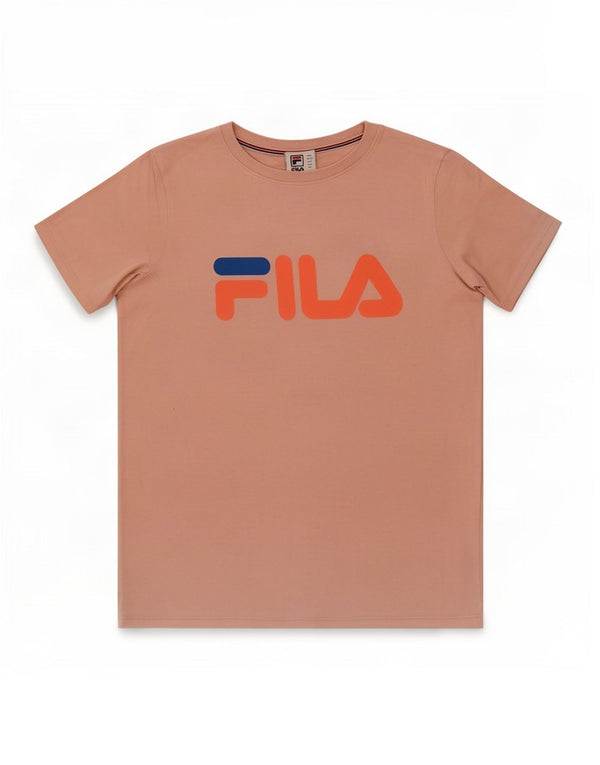 Camiseta Feminina Fila Graphic UK 10 Pequena Rosa