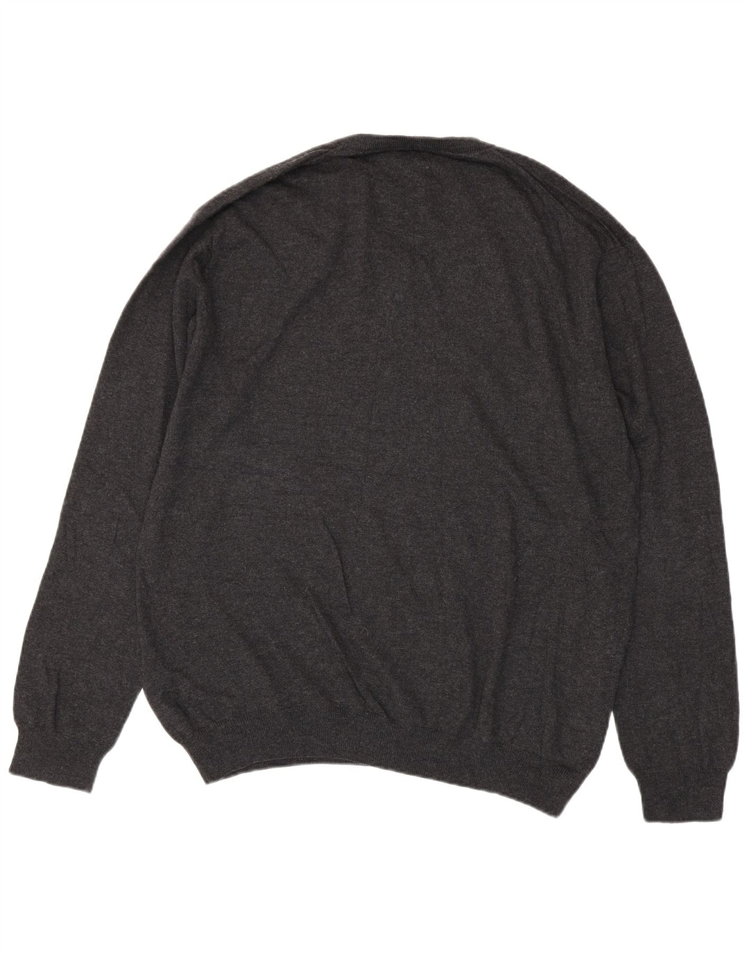 Suéter masculino Gant com decote em V 2XL algodão cinza