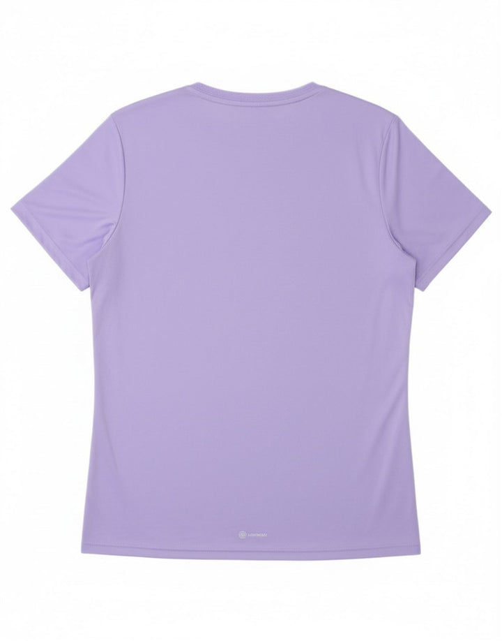 Adidas Mens Aeroready Camiseta Top Médio Roxo Poliéster