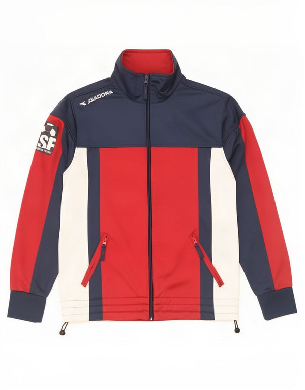 Diadora Mens Tracksuit Top Jacket Pequeno Multicolorido Colourblock Poliéster