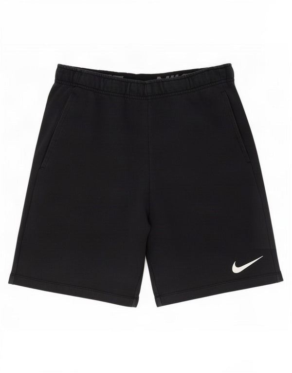 Shorts esportivos masculinos Nike Dri Fit grandes de algodão preto