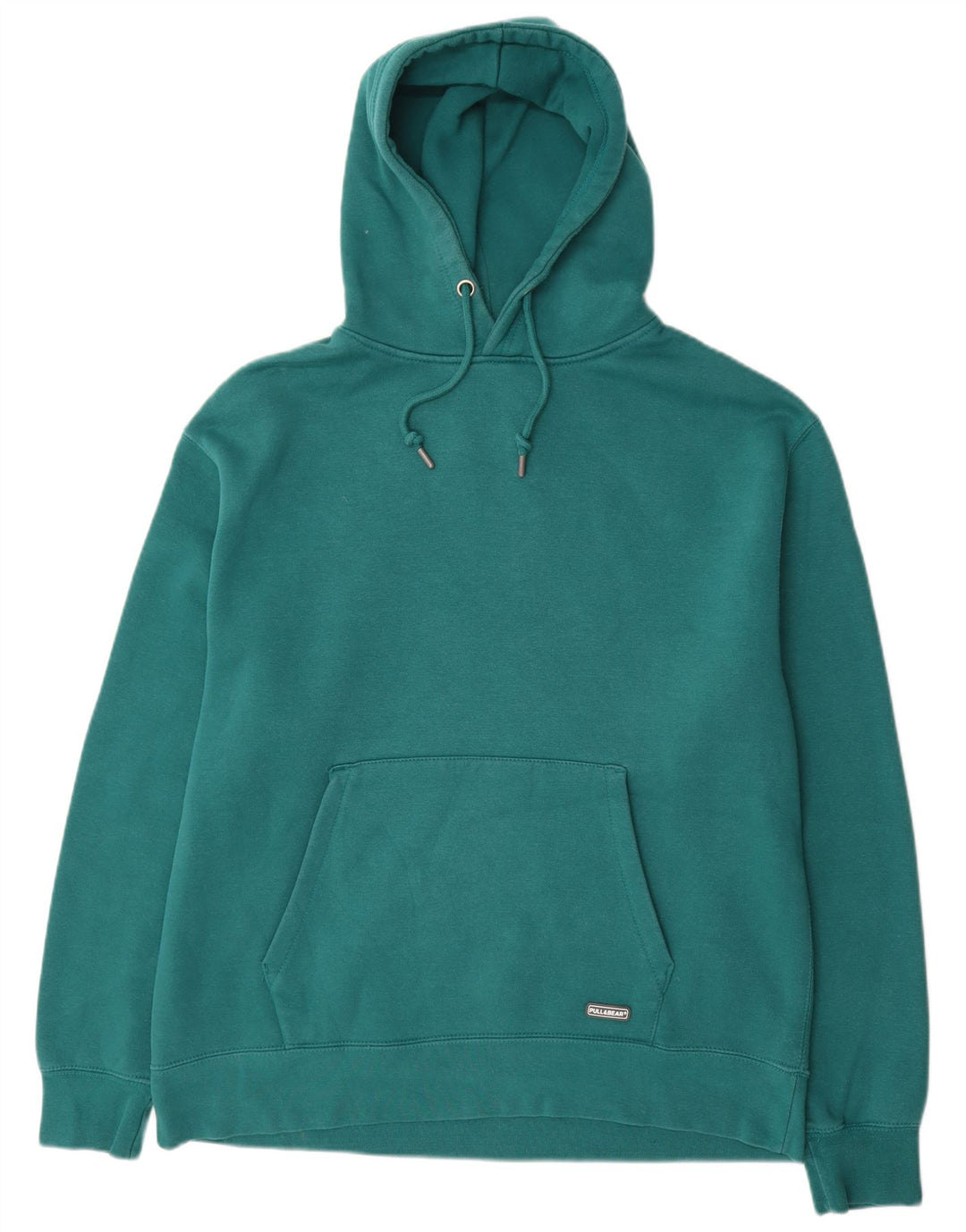 Pull & Bear Mens Comfort Fit moletom com capuz XL verde