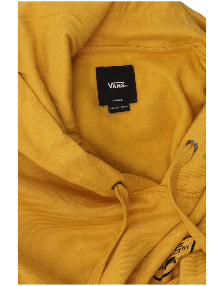 Vans Mens Graphic Hoodie Jumper Pequeno Amarelo