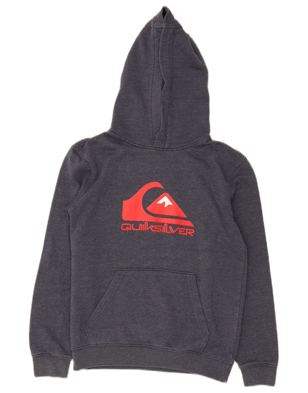 Quiksilver Boys Graphic Jumper com capuz 11-12 anos médio azul marinho