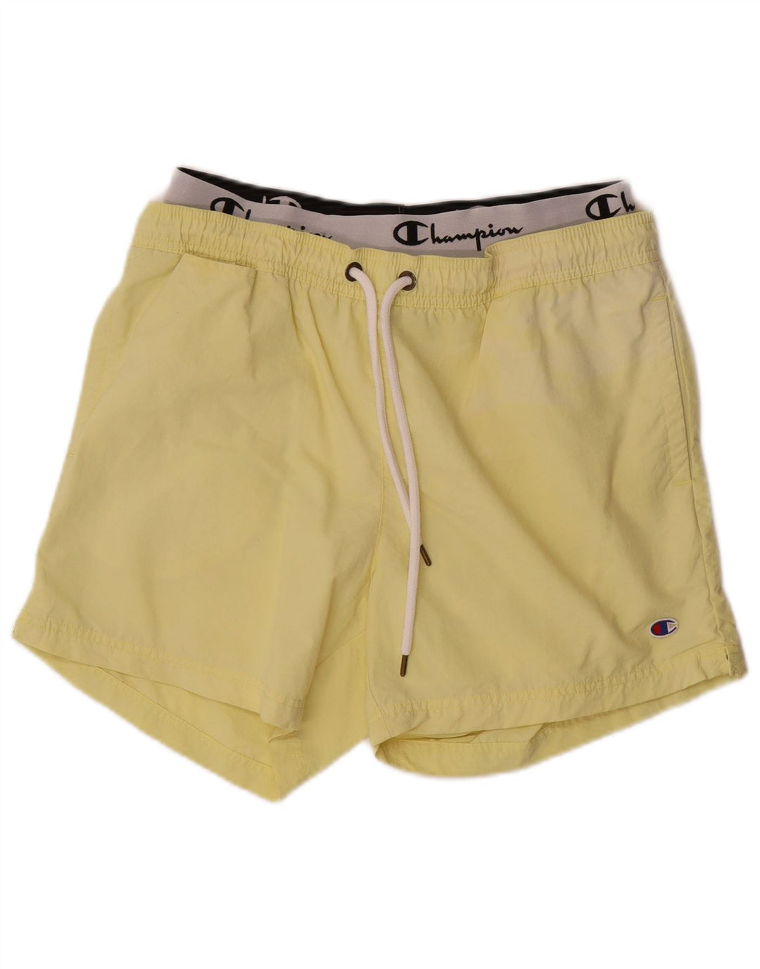 Shorts de natação masculino Champion Graphic grande poliamida amarela