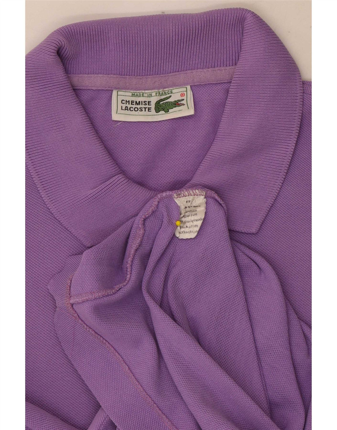 Camisa polo masculina Lacoste médio algodão roxo