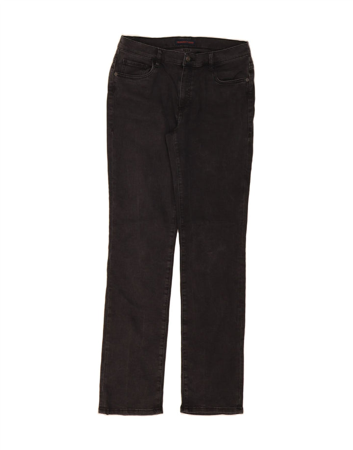 TRUSSARDI Womens Straight Jeans W30 L34 Black Vintage Trussardi and Second-Hand Trussardi from Messina Hembry 
