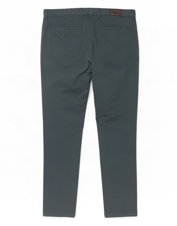 Zara Mens Slim Chino Calças EU 42 Grande W32 L32 Verde
