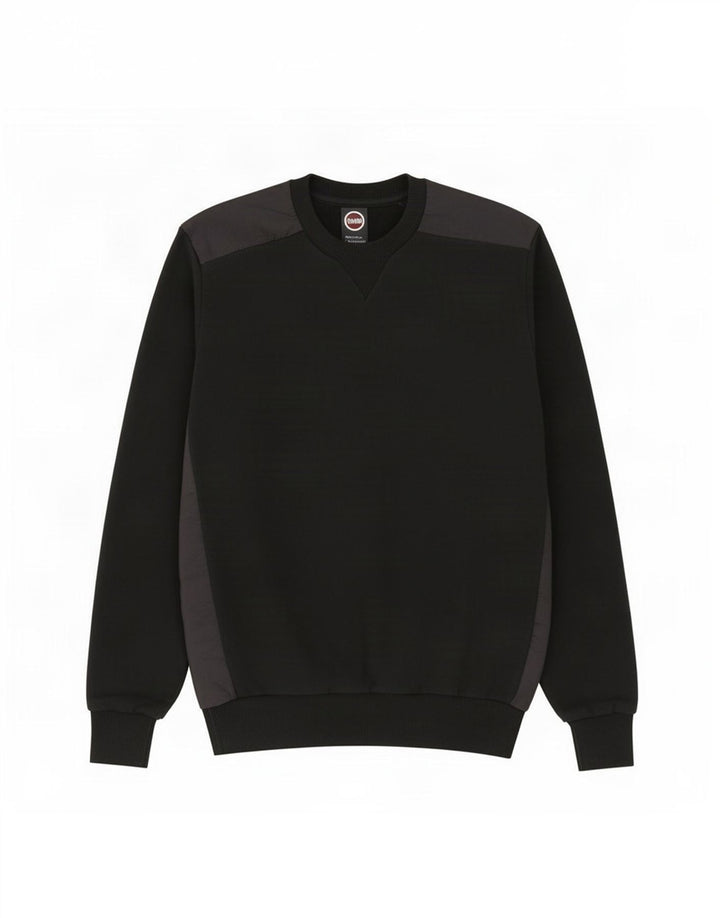 Colmar moletom masculino jumper pequeno preto colorblock algodão