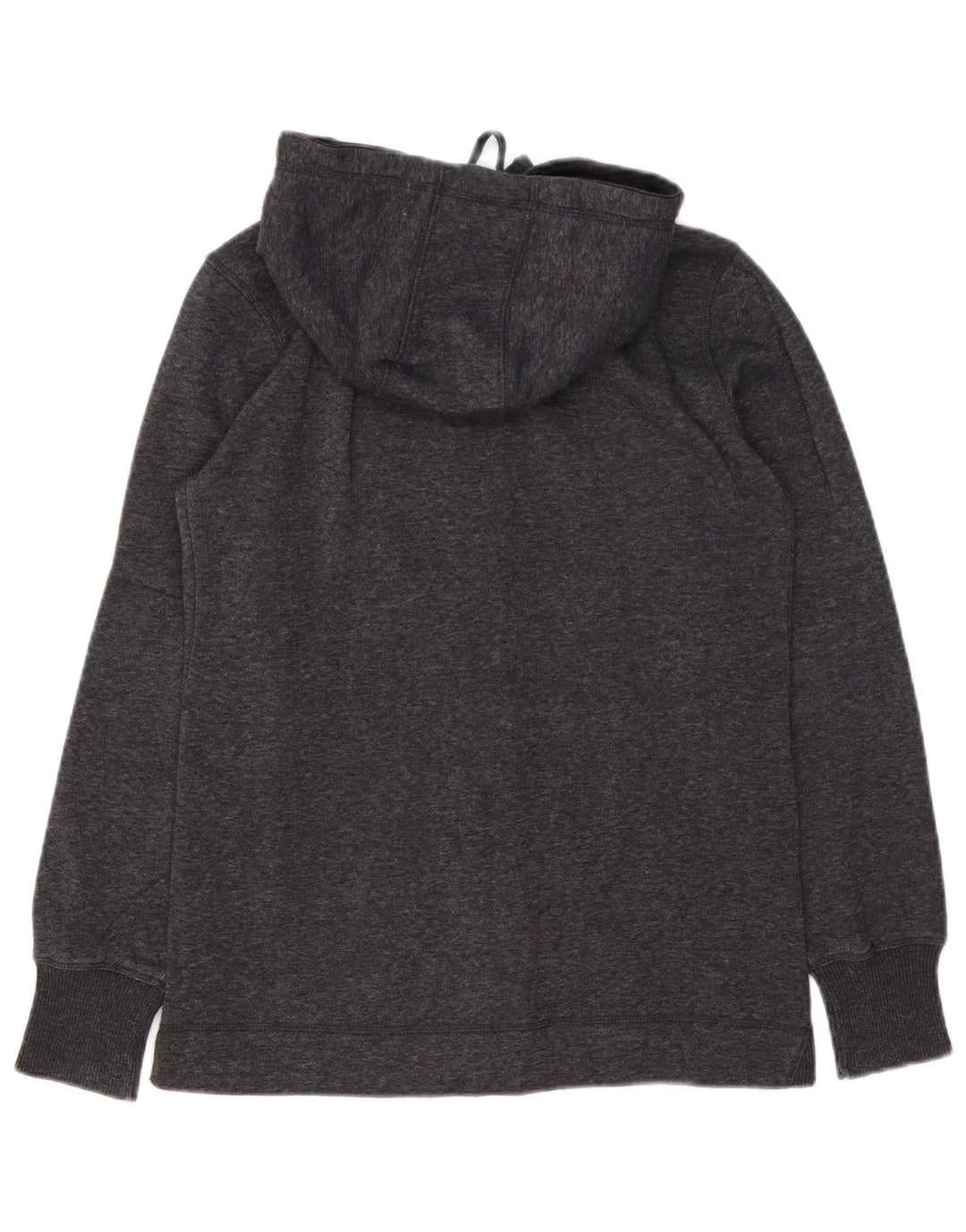 Suéter masculino com capuz e zíper gráfico CHAMPION pequeno algodão manchado cinza