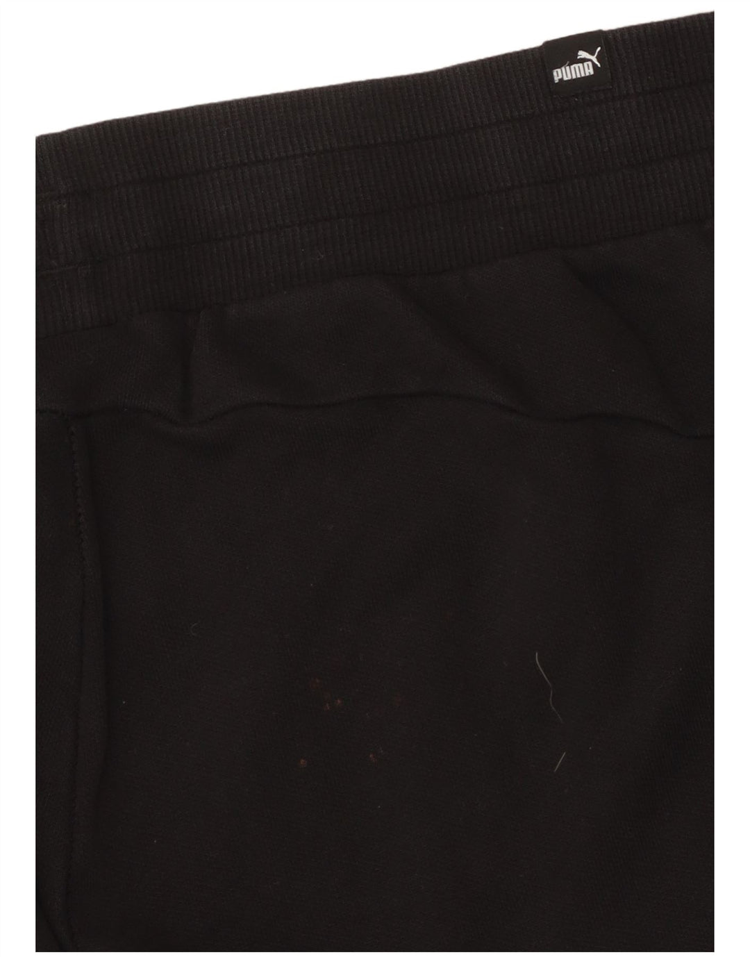 Calça de treino feminina Puma Joggers UK 14 grande poliéster preto