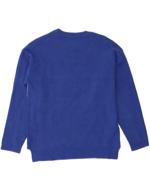 Suéter Zara Boys Graphic Crew Neck 11-12 anos Azul