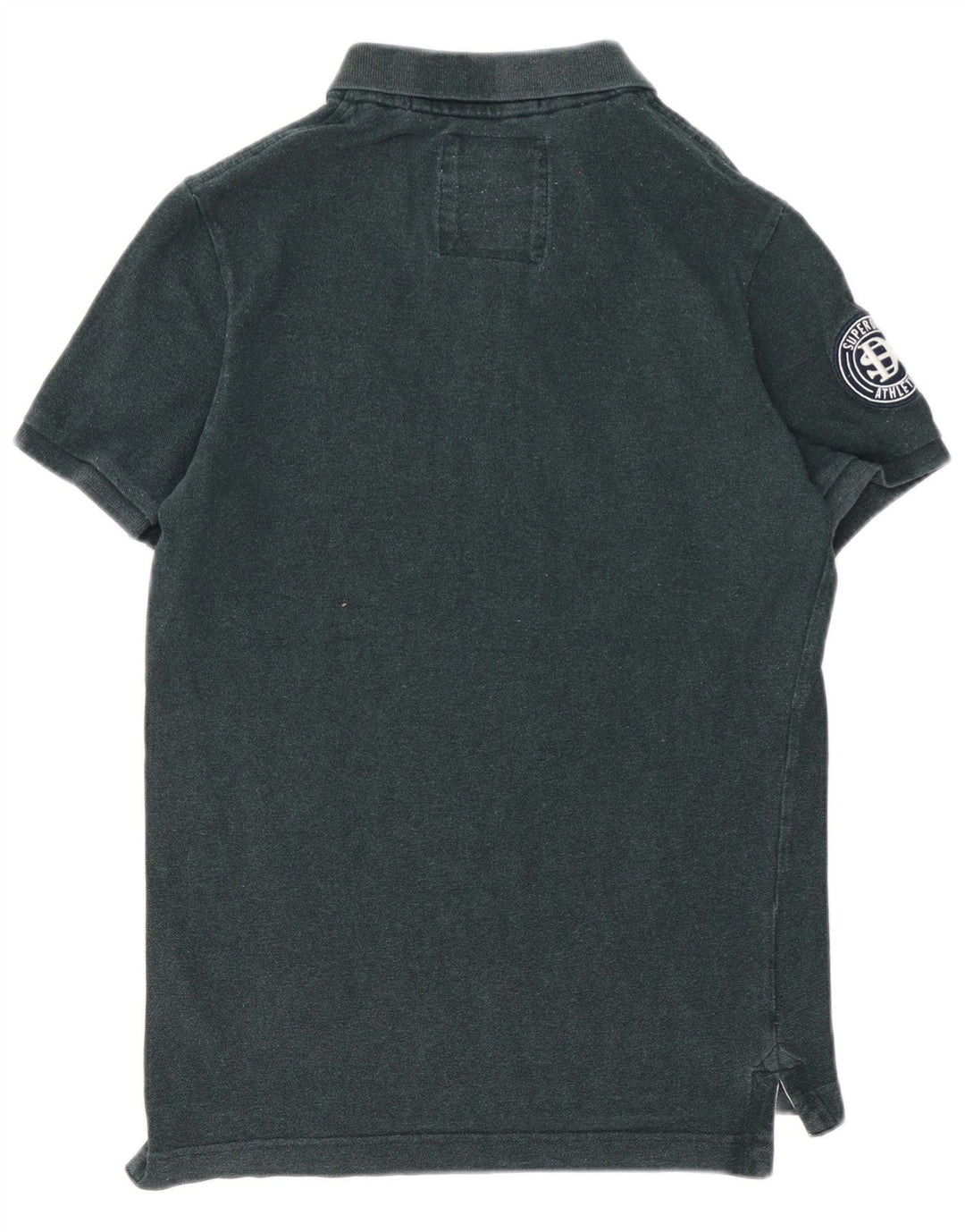 Camisa polo masculina Superdry Graphic verde médio algodão