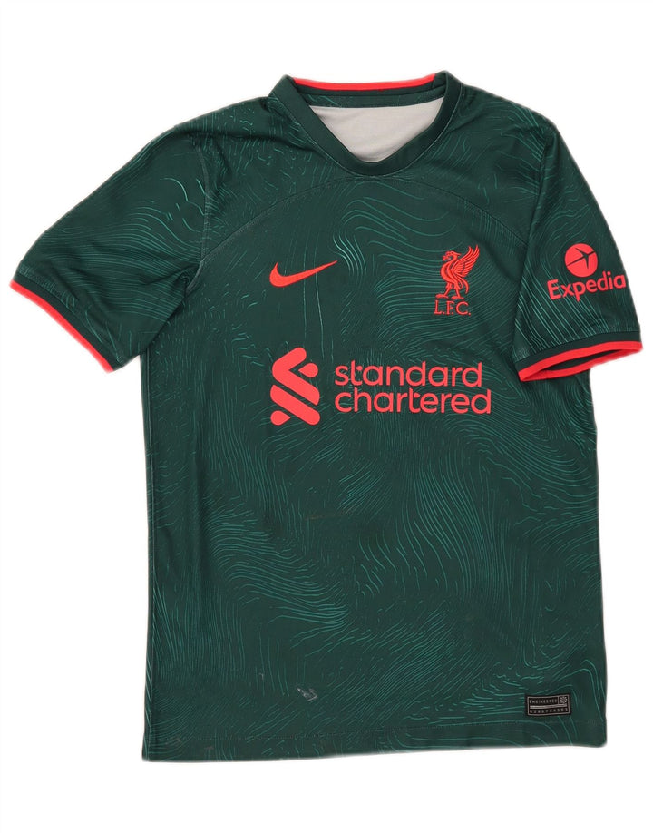Camiseta gráfica masculina NIKE 11-12 anos poliéster verde