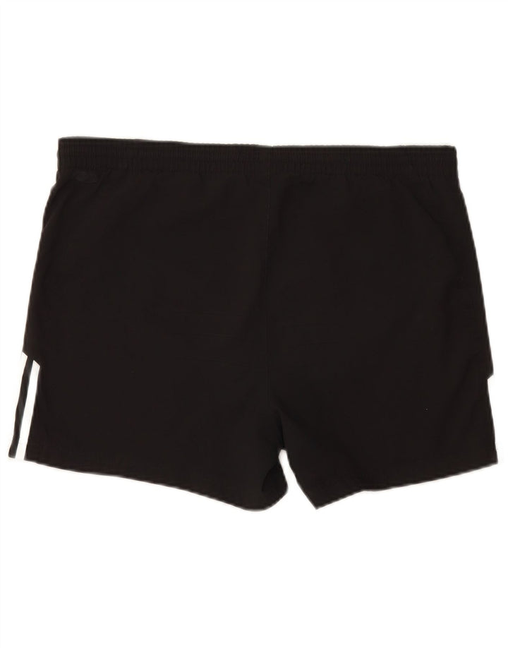 Shorts esportivos masculinos Adidas médio preto poliéster