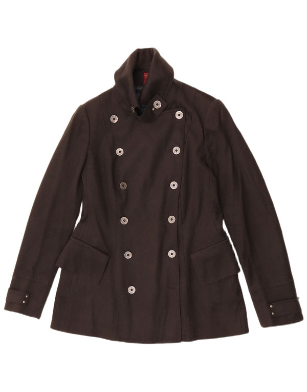 Casaco feminino Dondup Pea IT 46 grande lã marrom