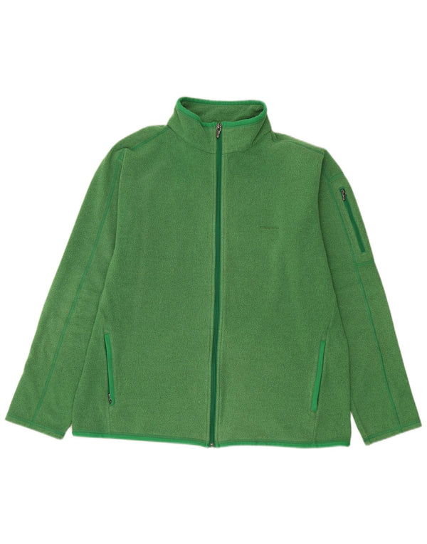 Jaqueta de lã feminina Patagonia UK 18 XL verde poliéster