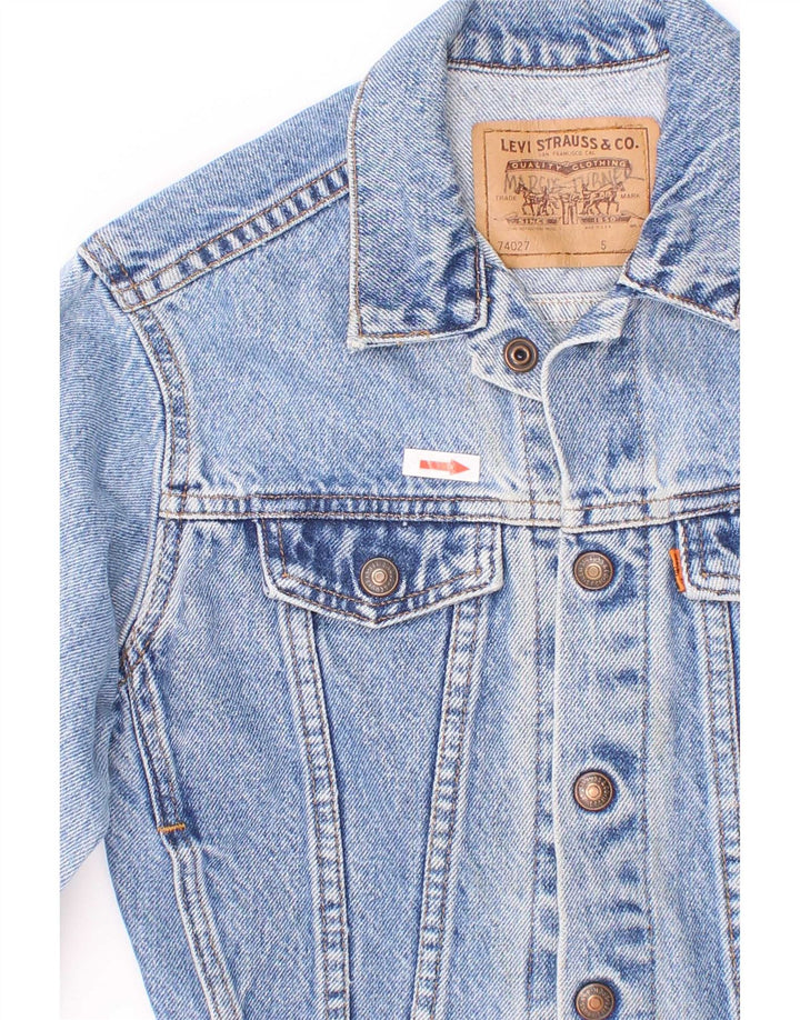 Jaqueta jeans Levi's Boys 4-5 anos azul