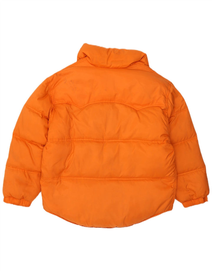 Jaqueta acolchoada masculina Cacao UK 40 grande laranja