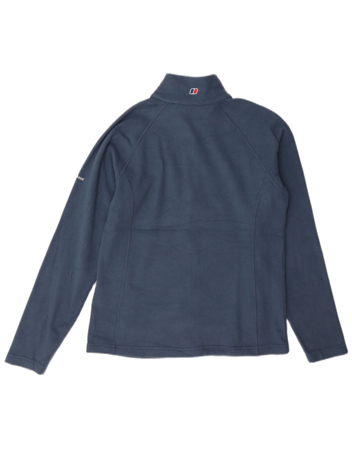 Jaqueta de lã feminina Berghaus UK 14 poliéster azul médio