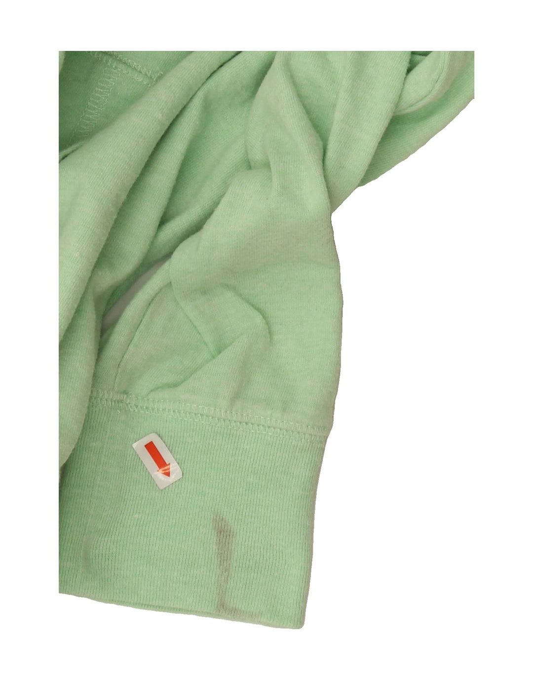 CHAMPION Womens Graphic Hoodie Jumper UK 14 Medium Green Cotton Vintage Champion and Second-Hand Champion from Messina Hembry 