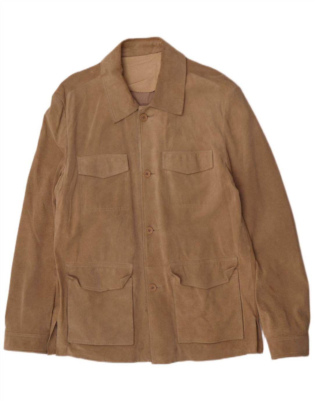 Jaqueta utilitária masculina Conbipel em camurça IT 52 XL couro marrom