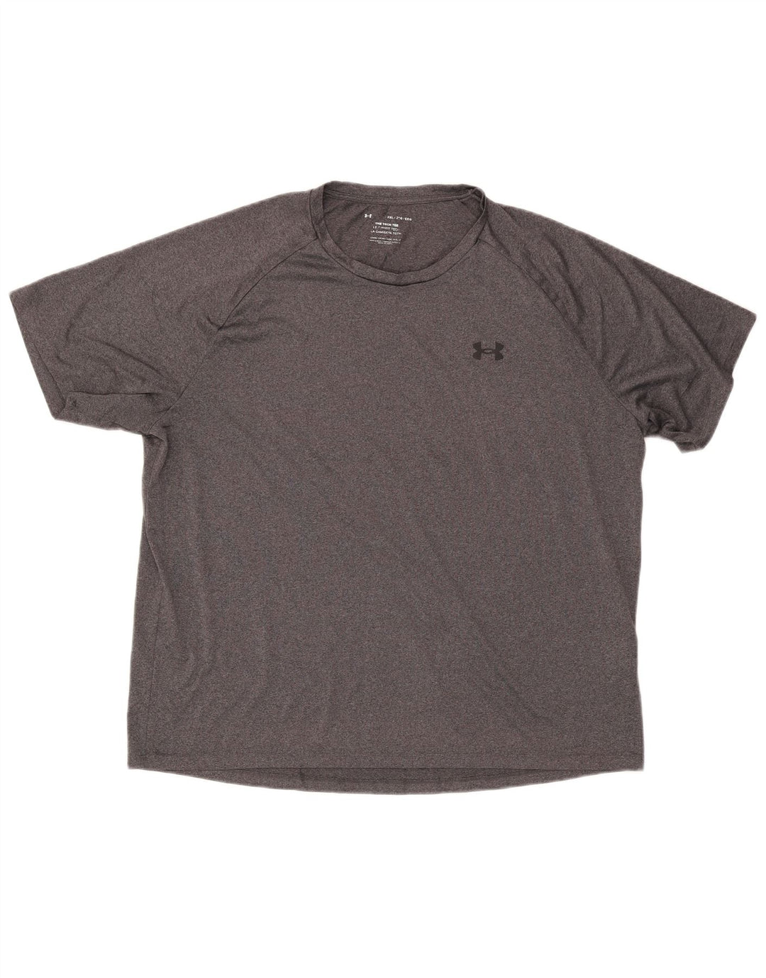 Camiseta masculina Under Armour Top 2XL poliéster cinza