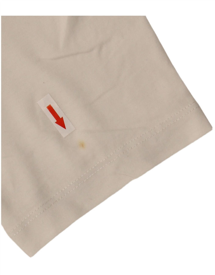 Camiseta Nike masculina gráfica top pequeno algodão branco