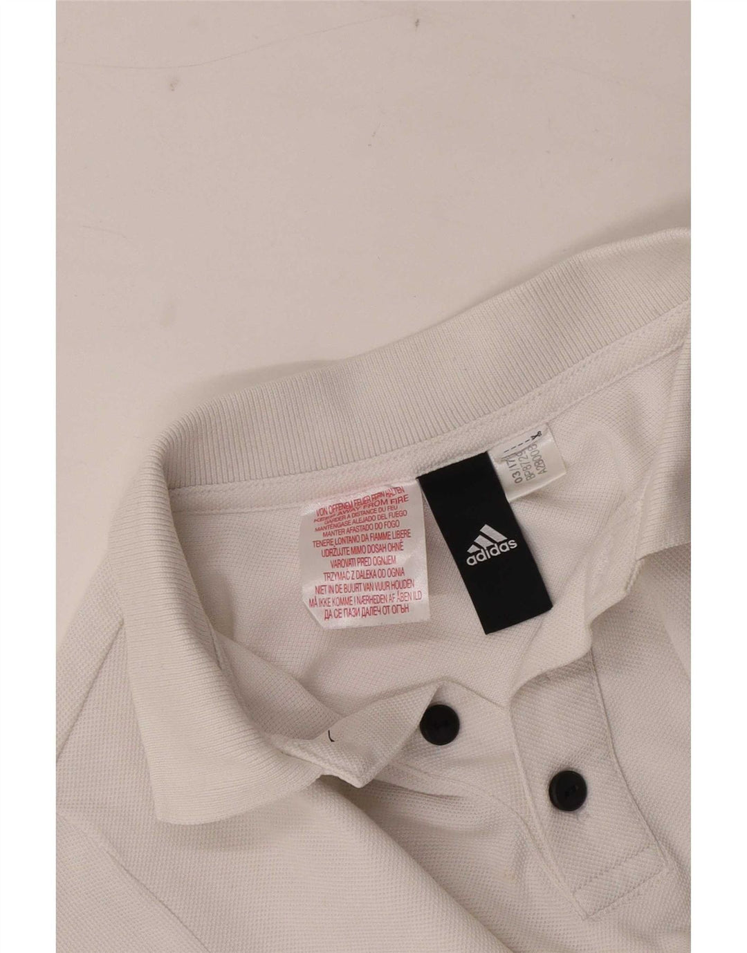 Polo Adidas Menino 9-10 Anos Branco