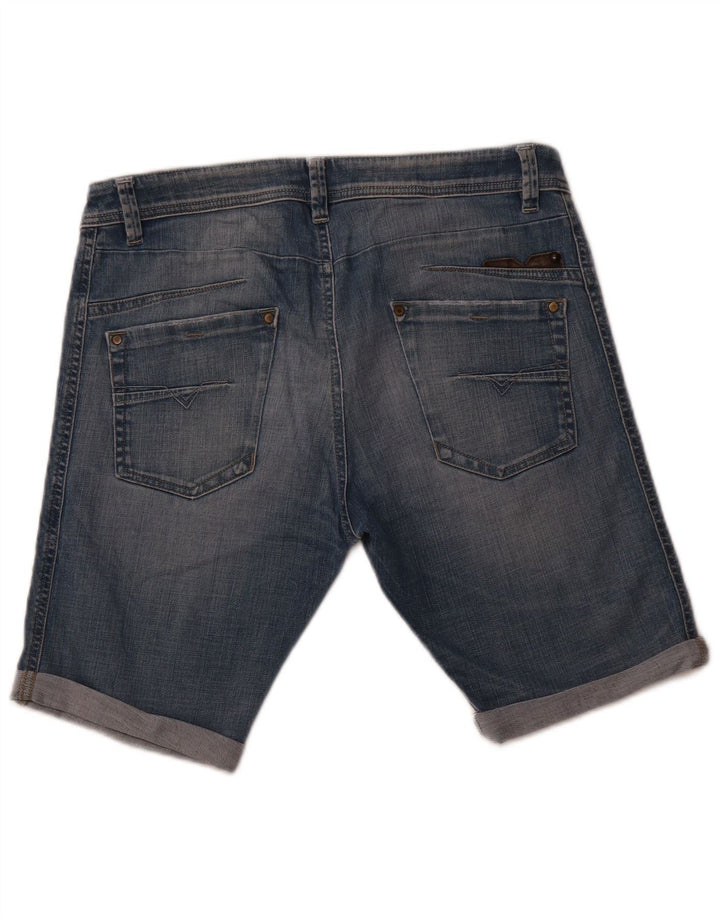 Shorts jeans masculino Diesel Darron Tapered W32 algodão azul médio