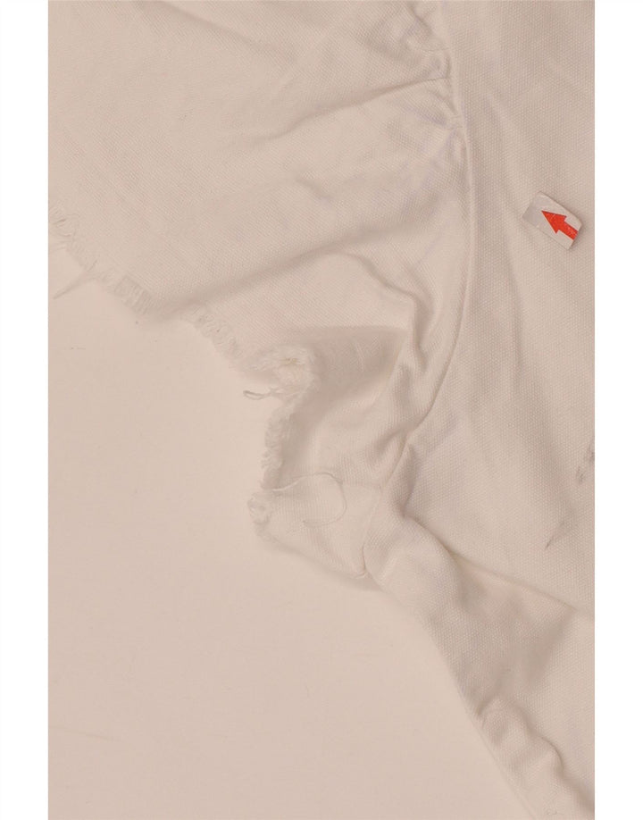 Macacão feminino Zara UK 12 algodão branco médio