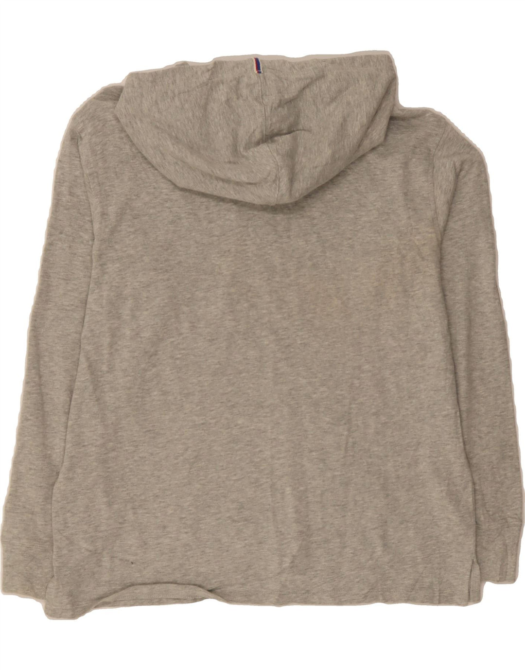CHAMPION Womens Graphic Hoodie Jumper UK 14 Medium Grey Cotton Vintage Champion and Second-Hand Champion from Messina Hembry 