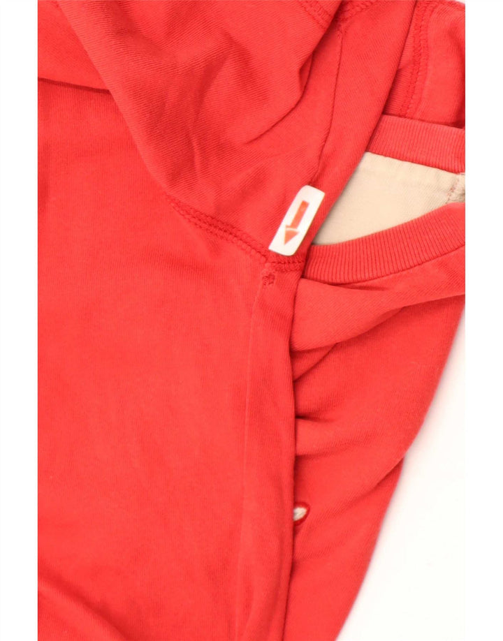 Camiseta masculina estampada Champion grande algodão vermelho