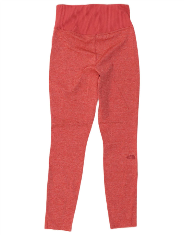 Leggings femininos THE NORTH FACE Reino Unido 8 poliéster manchado rosa pequeno