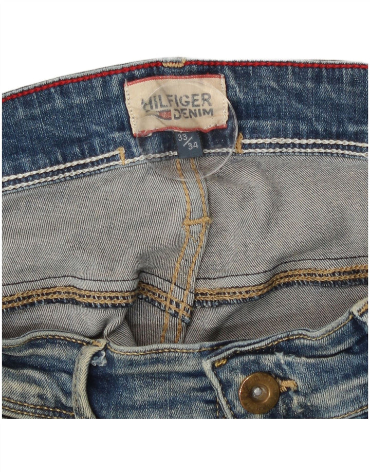Tommy Hilfiger Jeans Slim Feminino W33 L29 Azul Algodão