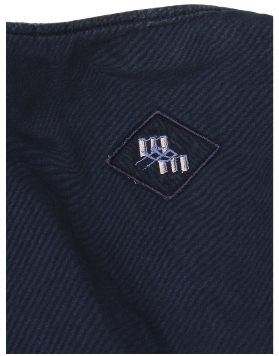 Colete vintage masculino reversível grande multicolorido Fair Isle