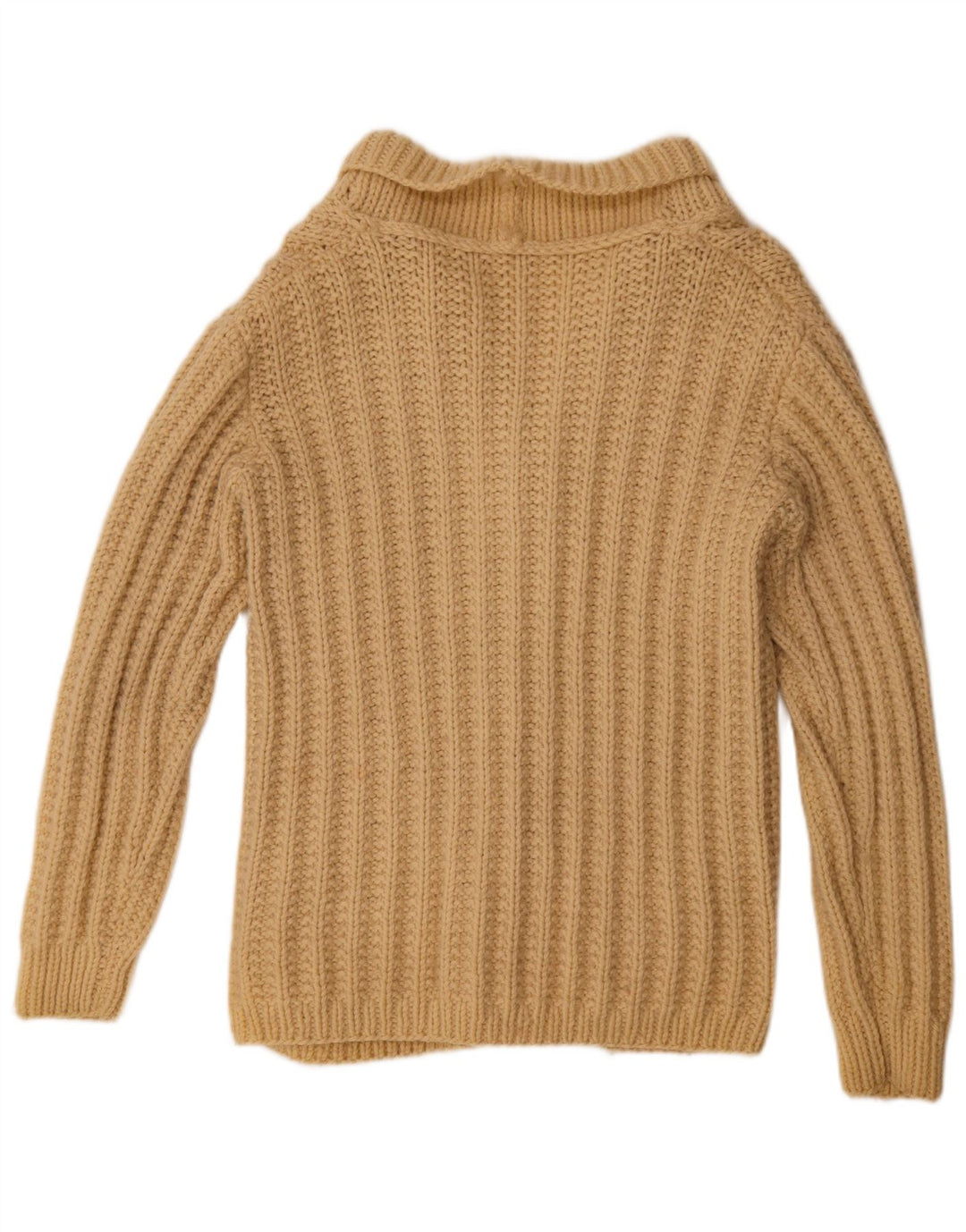 Suéter Cardigan Masculino Vintage XL Bege