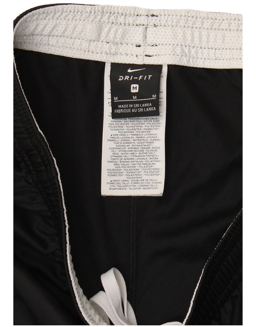 Nike Mens Dri Fit Sport Shorts Médio Preto Poliéster