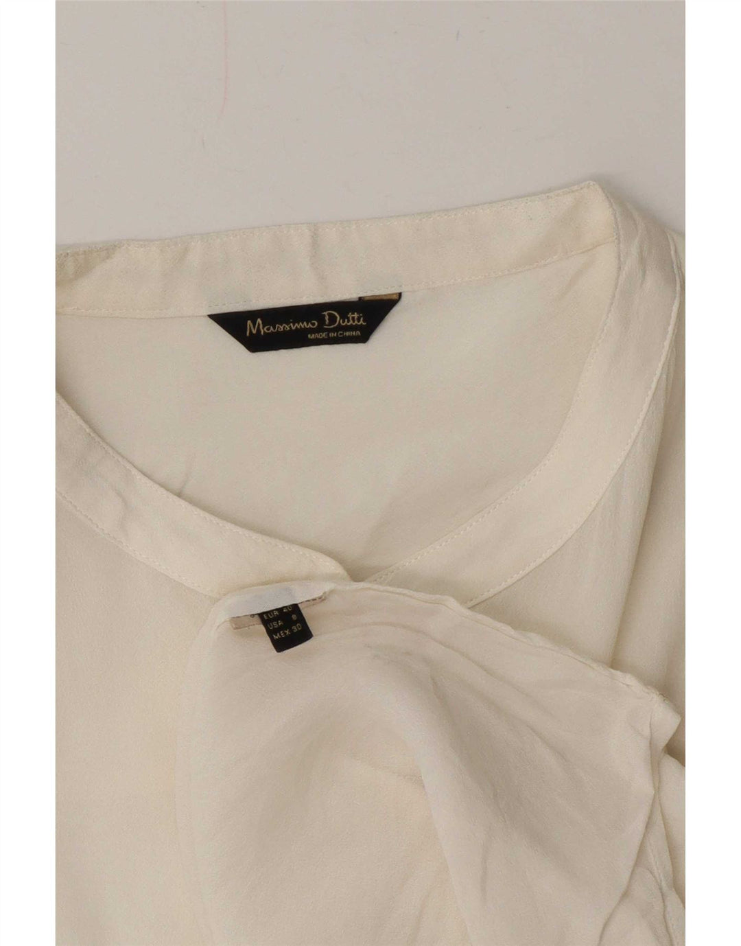 Pulôver feminino Massimo Dutti EU 40 Médio Off White