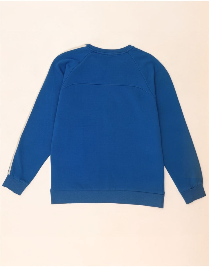 Adidas Mens Moletom Jumper Grande Algodão Azul