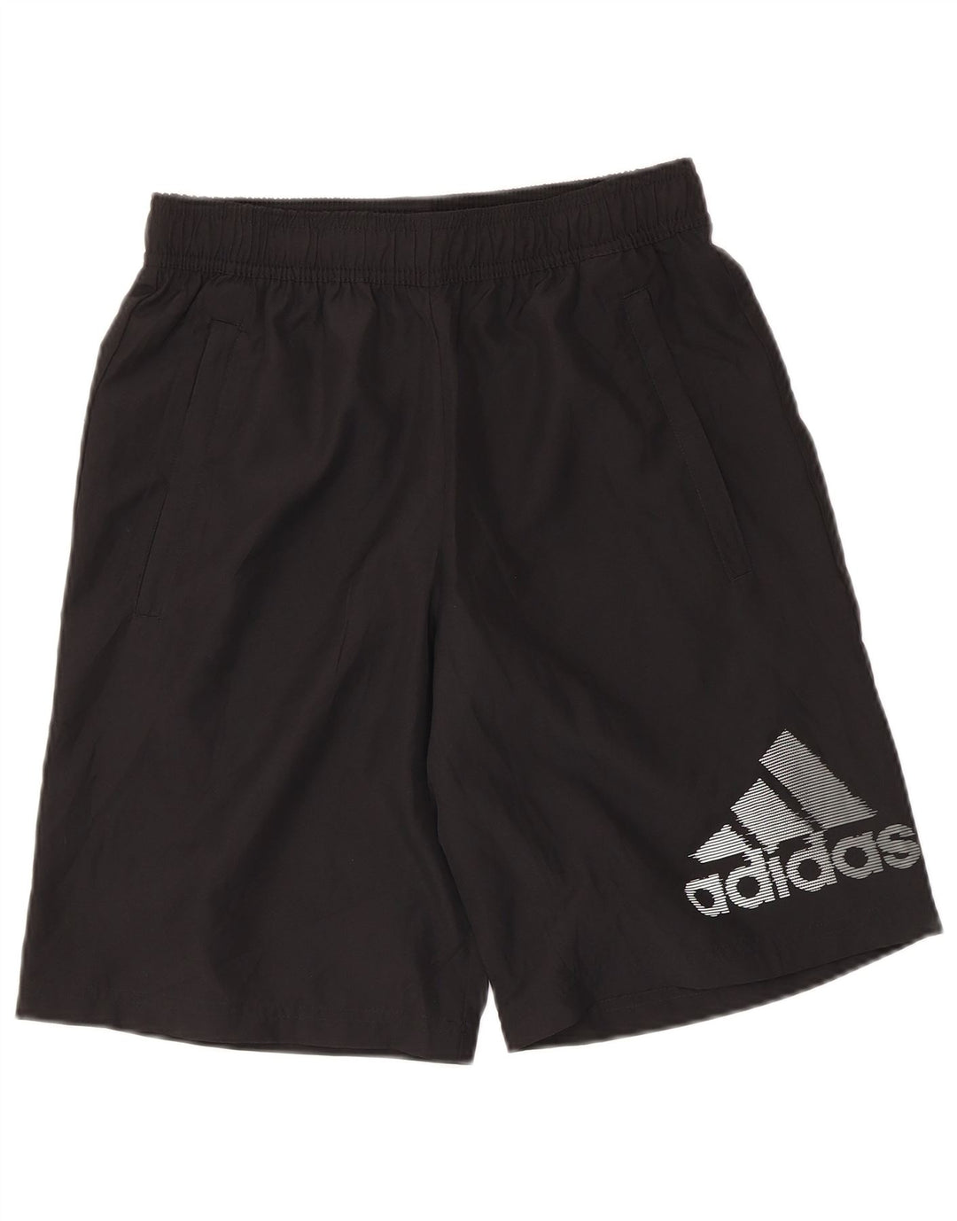 Adidas Mens Aeroready Graphic Sport Shorts Pequeno Poliéster Preto