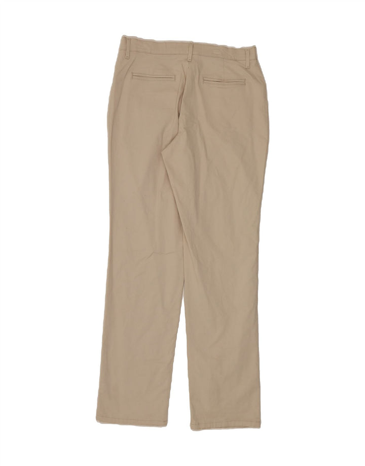 LEE Womens Straight Casual Trousers US 6 Medium W30 L32 Beige Cotton Vintage Lee and Second-Hand Lee from Messina Hembry 