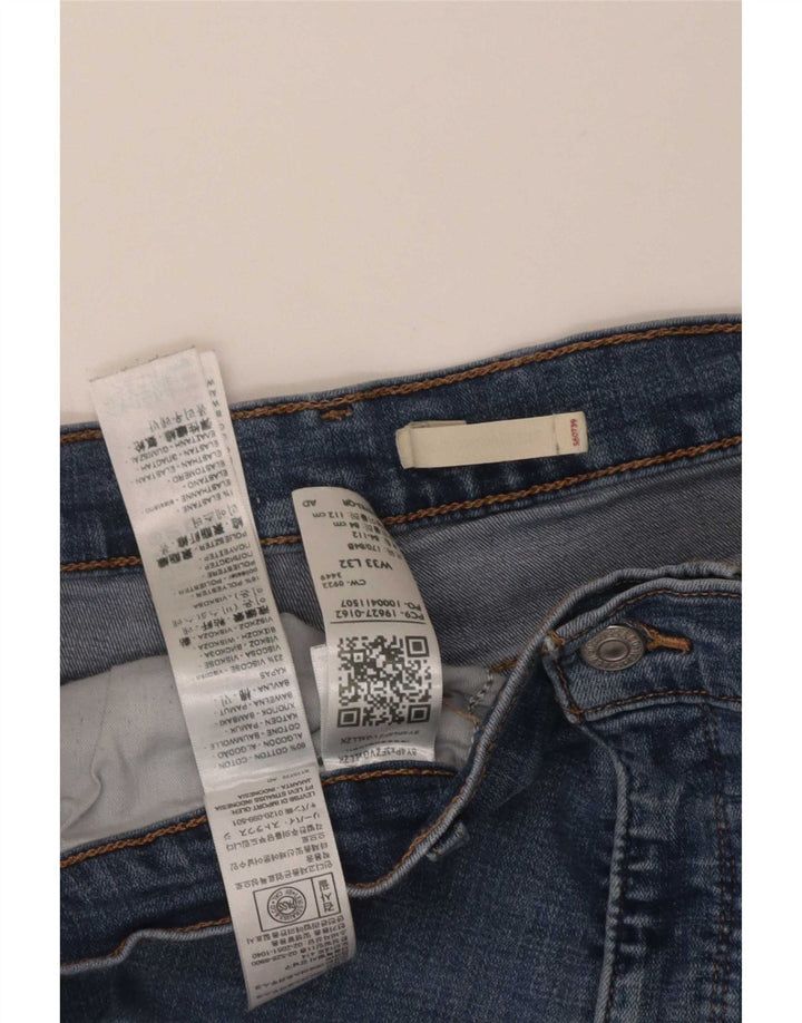 Calça jeans feminina Levi's 312 Shaping Slim W33 L32 azul algodão