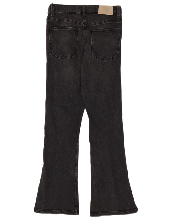 Zara Girls Jeans Flared 13-14 Anos W26 L28 Algodão Cinza