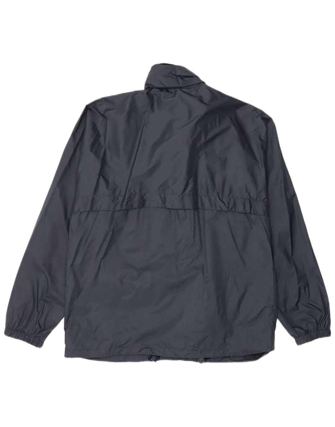 Jaqueta de chuva masculina com capuz Champion UK 36 pequena azul marinho poliamida