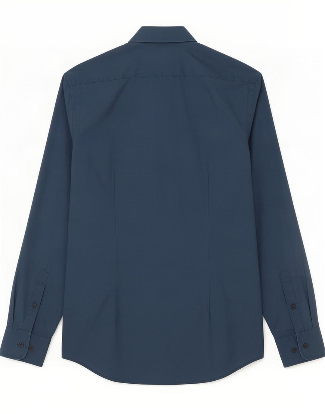 Camisa Calvin Klein Masculina Slim Fit Azul Médio Algodão