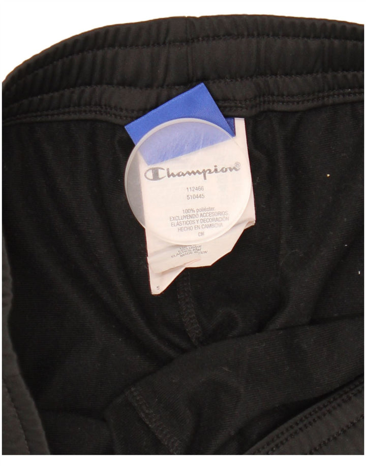 Calça de treino masculina Champion Joggers pequeno poliéster preto