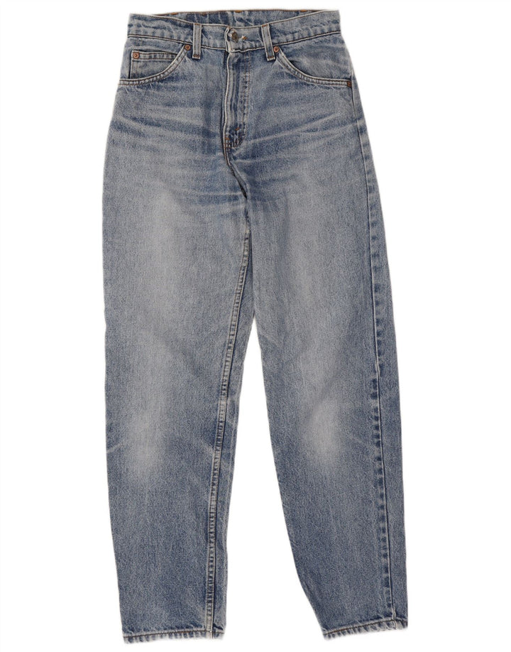 Jeans cônicos femininos LEVI'S W28 L30 algodão azul