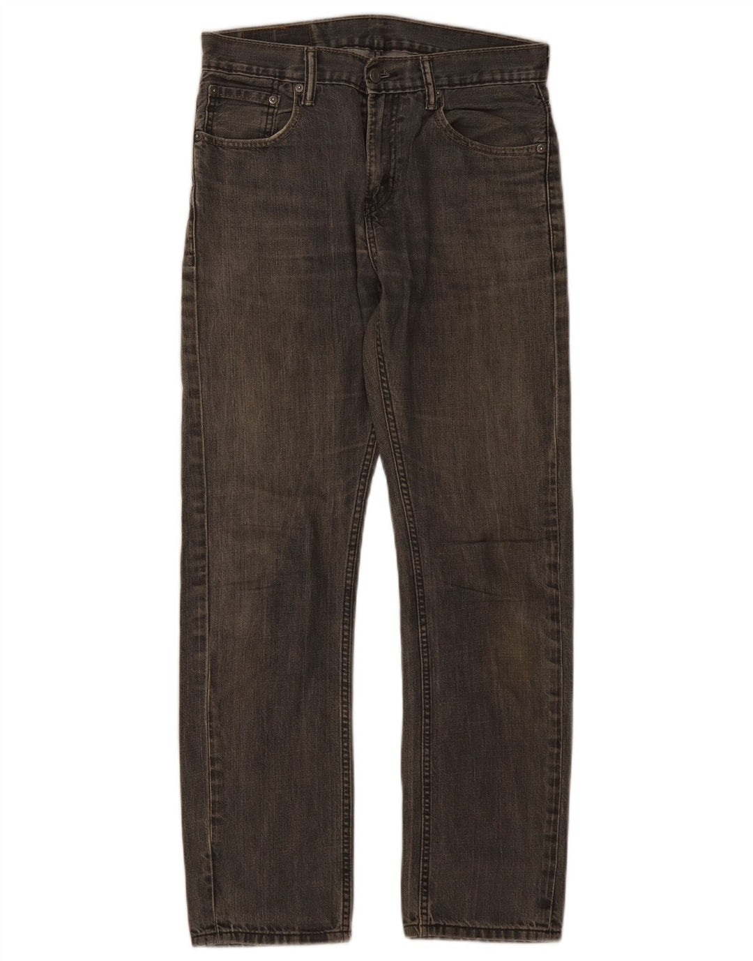 Levi's Masculino 513 Straight Jeans W30 L30 Cinza Algodão